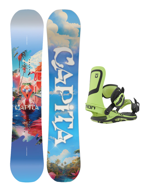 SET CAPiTA SPACE METAL FANTASY x Legaturi UNION Ultra Lime