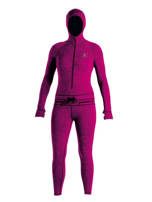 AIRBLASTER Women's Ninja Suit MERINO WOOL Sangria
