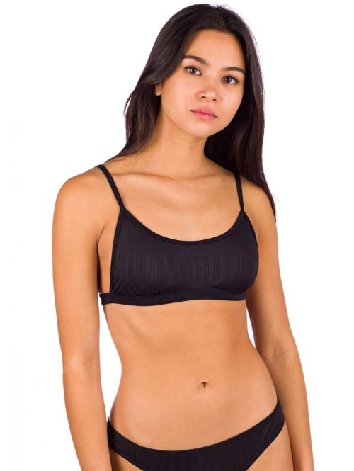 Bikini Top Damsel Flat Rib Black