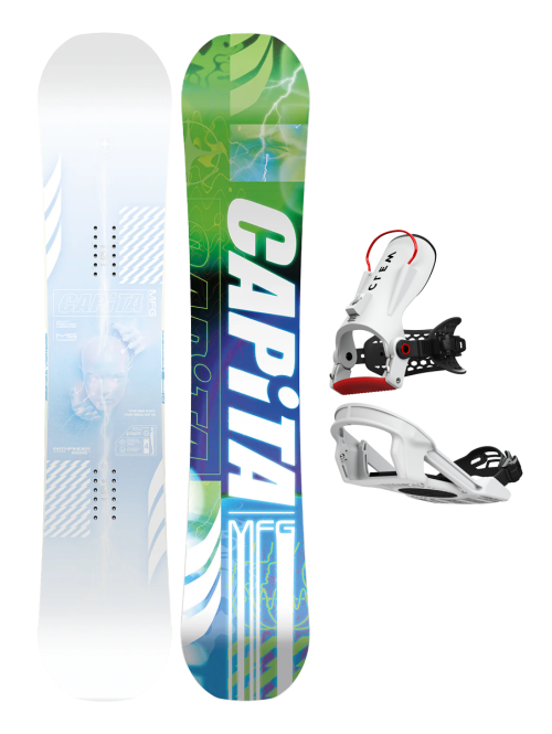 SET CAPiTA PATHFINDER REVERSE CAMBER x Legaturi CLEW Freedom 1.0