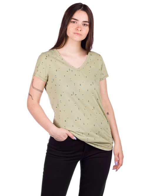 Tricou Kazane Ella Tea Print Green