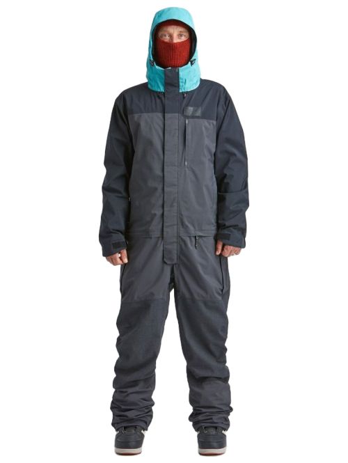 Salopeta Snow AIRBLASTER Sasquatch Suit Black Mineral Limited
