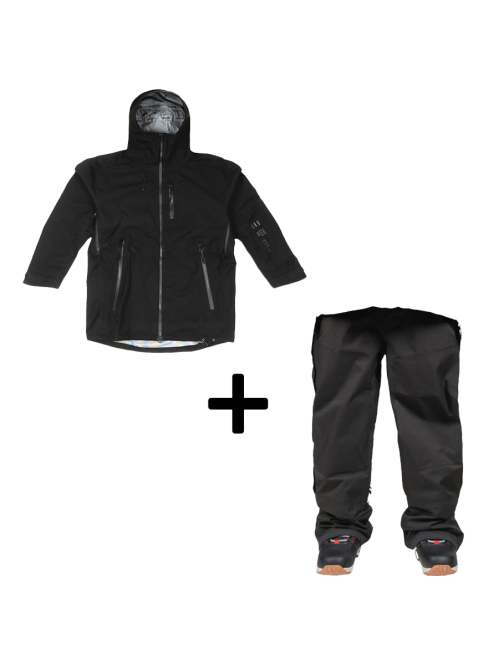 SET Geaca Ski Snowboard Endeavor 3L Shelter x Pantaloni Ski Snowboard ENDEAVOR 3L Elite