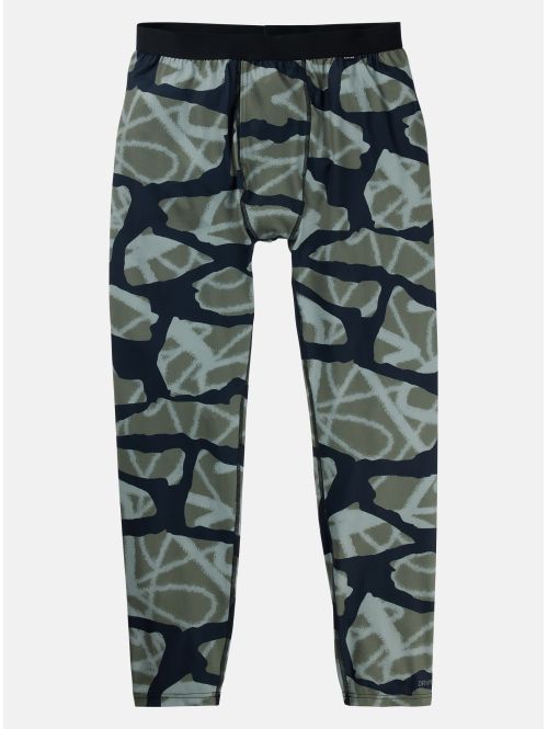 1ST Layer BURTON - Men's Midweight Base Layer Pants - Graffiti Camo