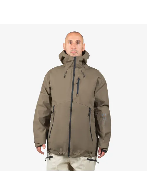 Geaca Ski Snowboard 20,000mm ENDEAVOR - 3L Shelter Jacket - Algae