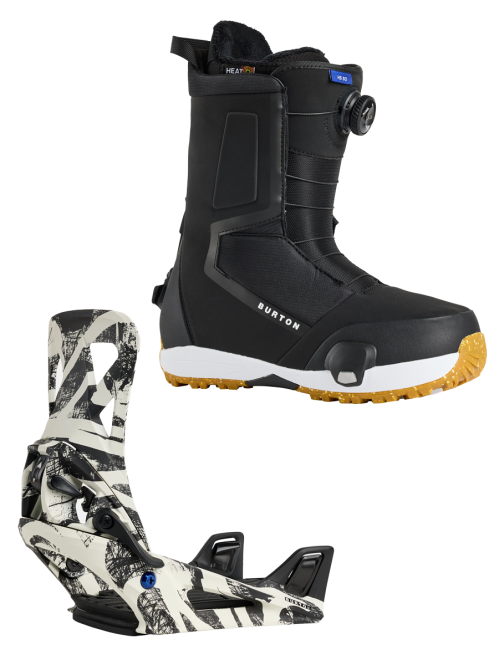 Set BURTON - STEP ON Men's - HIGHSHOT Black 42 x Legaturi Snowboard BURTON - STEP ON Men's - CITY STREETS W26 M