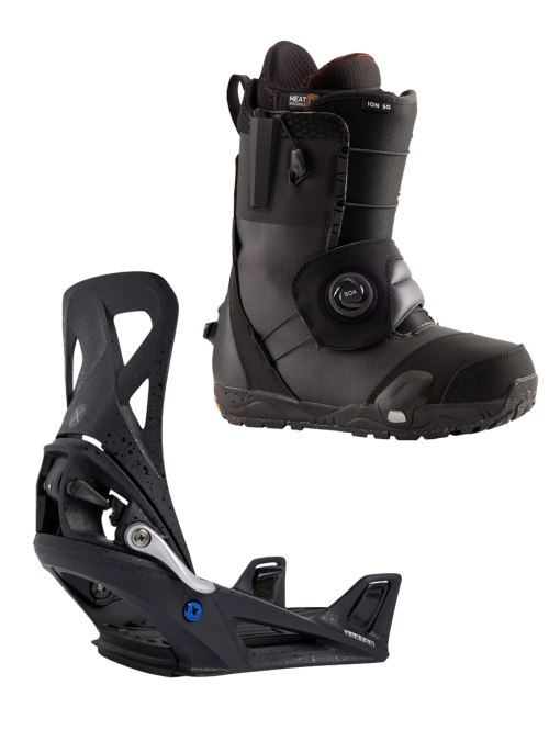 Set BURTON - STEP ON Men's - ION Black 9.5 x Legaturi SnowboardBURTON - STEP ON X Men's - BLACK W26 M