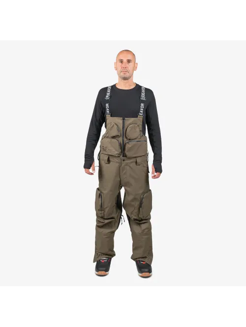 Salopeta Snowboard ENDEAVOR - 3L Scout 20K Removable Bib Pant - Algae