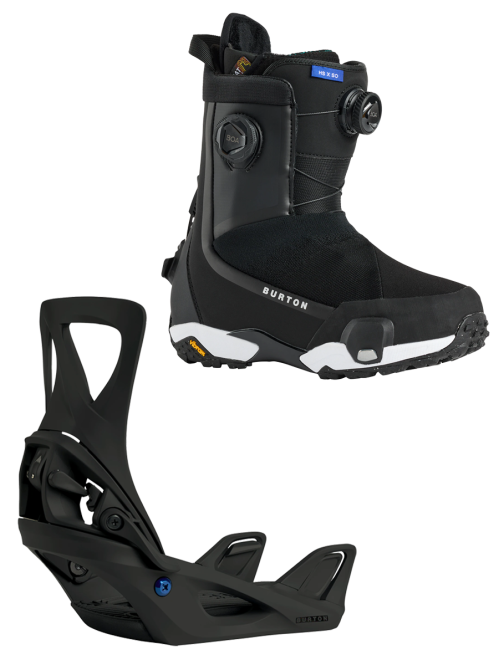 SET BURTON - STEP ON Women's - HIGHSHOT X Black W26 x Legaturi Snowboard BURTON - STEP ON Women's - BLACK M W26