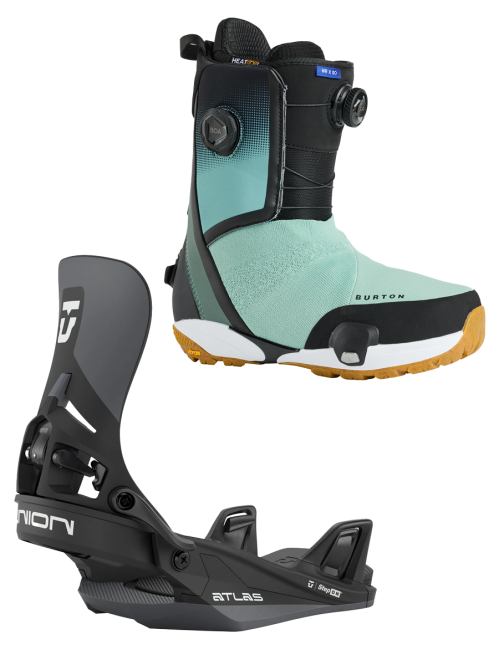 Set BURTON - STEP ON Men's - WAVERANGE X Sage x Legaturi Snowboard UNION - ATLAS STEP ON® Black M