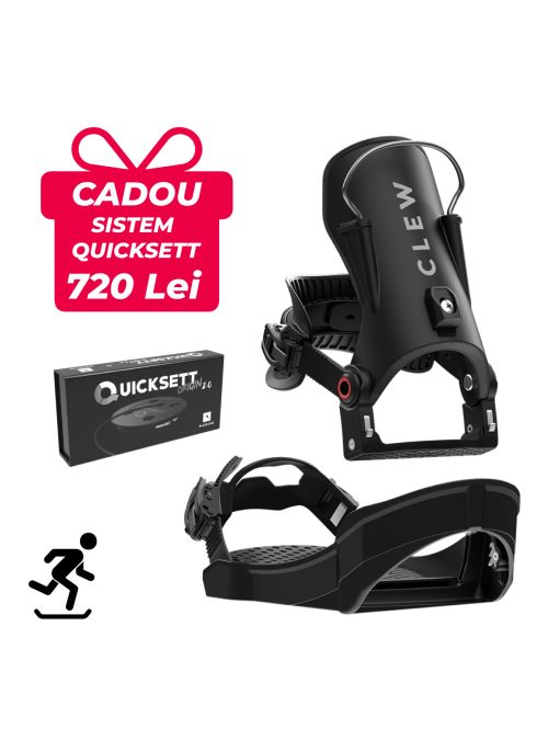 Legaturi Snowboard CLEW Independence 1.0 2027 - Black