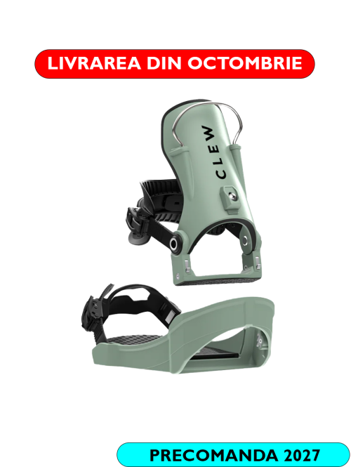 Legaturi Snowboard CLEW Independence 1.0 2027 - Sage Green