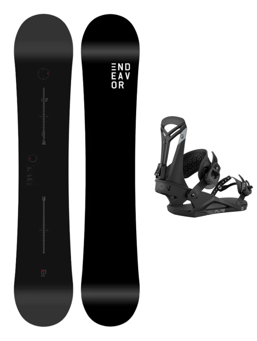 SET ENDEAVOR BOD LEGACY 2026 x Legaturi Snowboard UNION Men's 2026 FLITE Black