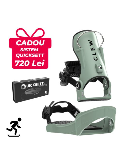 Legaturi Snowboard CLEW Independence 1.0 2027 - Sage Green