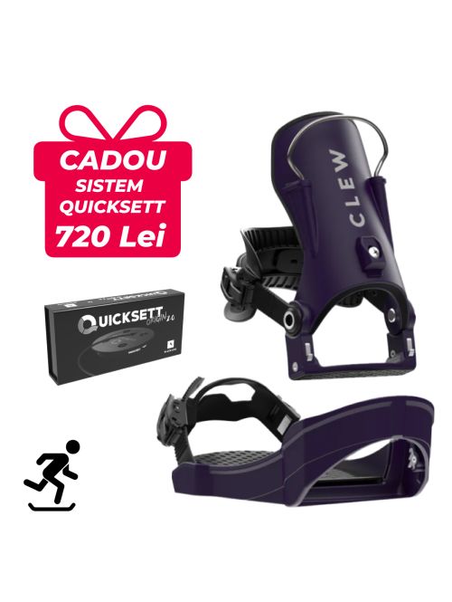 Legaturi Snowboard CLEW Independence 1.0 2027 - Purple