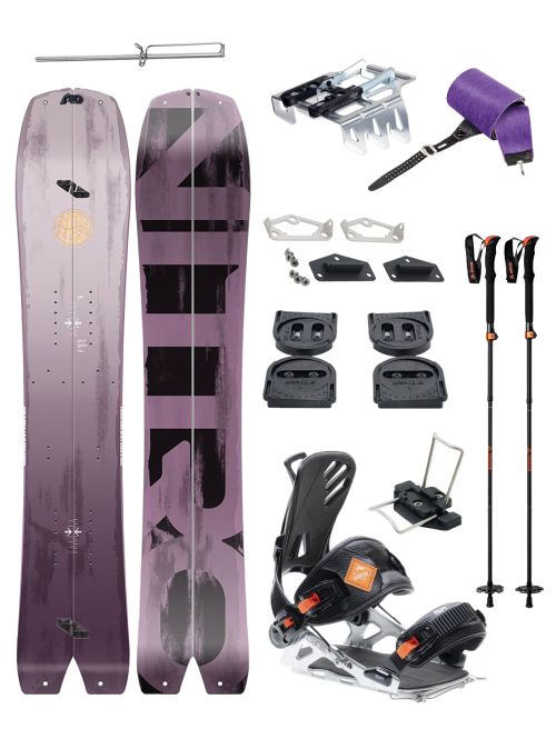 PACHET Splitboard Nitro SQUASH 148 x Legaturi SP Multientry Split