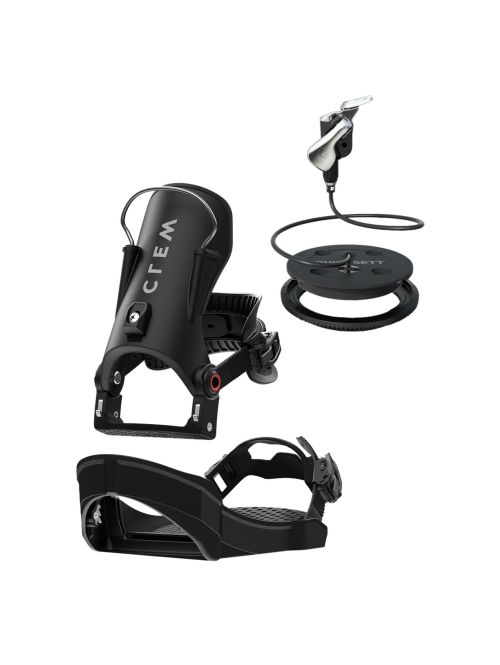 SET Legaturi Snowboard CLEW Independence 1.0 2026 - Black x Black Line QuickSett 2.0
