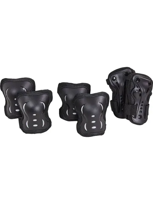Protecii - HangUp Skate Protectie Copii Pachet 3 buc (L - Negru)