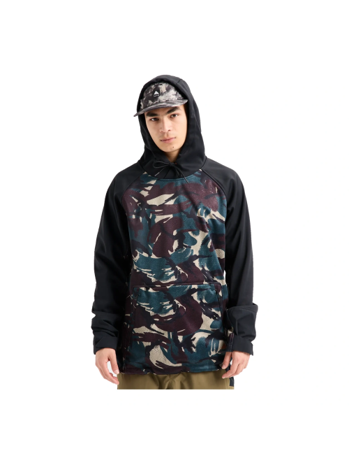 Hanorac BURTON - Crown Weatherproof Riding Pullover 10k/10k - Seersucker Camo / True Black