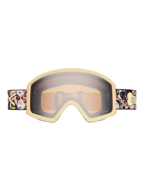 Ochelari Ski Snowboard Kids ANON - Tracker 2.0 Shop Dogs Silver Amber