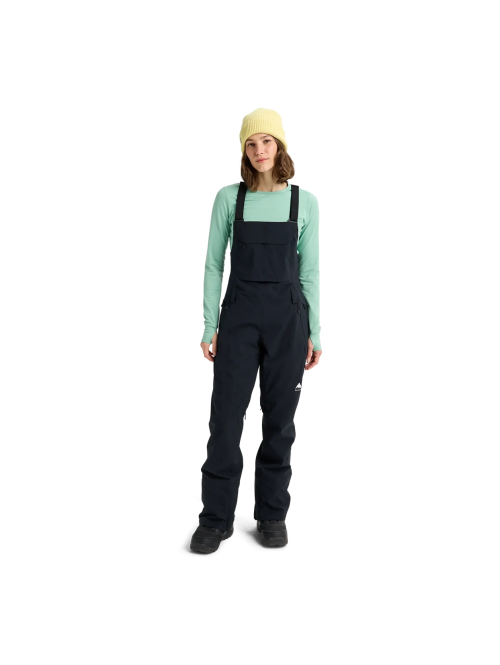 Salopeta Snowboard BURTON -Women's - Reserve 2L Stretch Slim Insulated - True Black