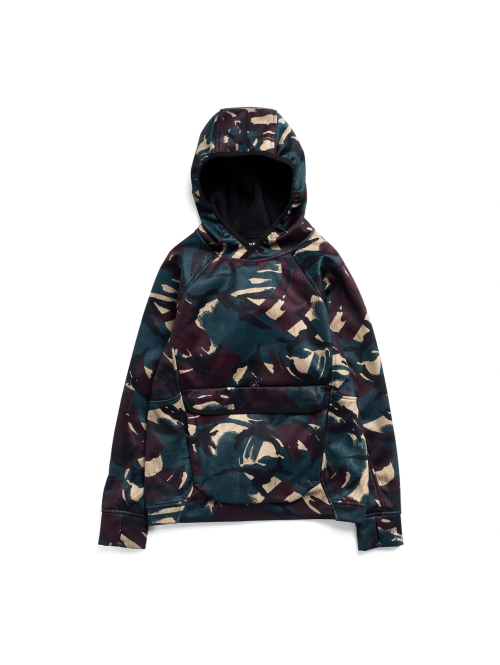 Hanorac BURTON - Kids' Crown Weatherproof Riding Pullover Hoodie  SEERSUCKER CAMO - M