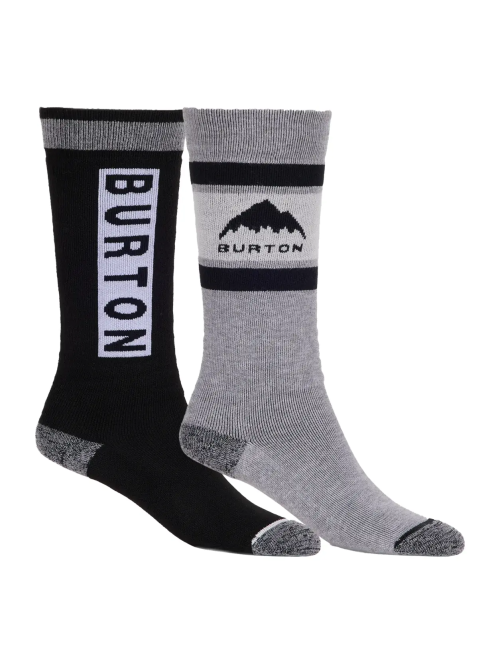 Sosete Snowboard BURTON - Kids' - Weekend Midweight Socks (2 Pack) TRUE BLACK