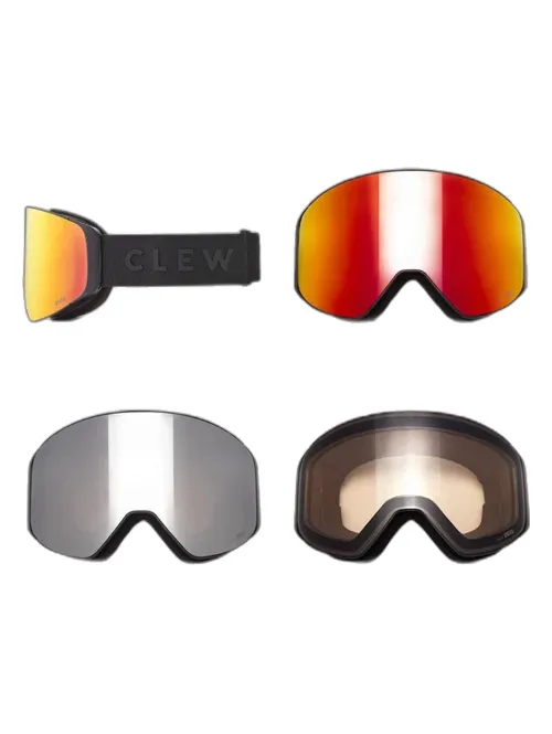 Ochelari Ski Snowboard CLEW Magnetic Black