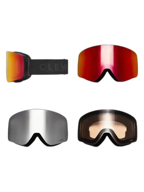 Ochelari Ski Snowboard CLEW Magnetic Slim Black