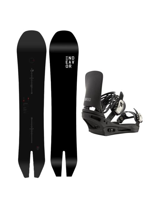 SET Placa Snowboard ENDEAVOR - ARCHETYPE Legacy 2026 164 + Legaturi Snowboard BURTON - Men's - CARTEL Black W27