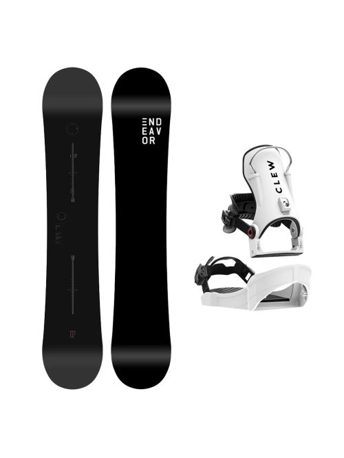 SET ENDEAVOR BOD LEGACY 2026 x Legaturi Snowboard CLEW Independence 1.0 2027 - White