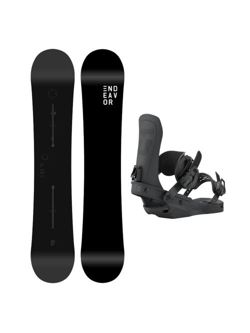 SET Placa Snowboard ENDEAVOR BOD LEGACY 2026 + Legaturi Snowboard UNION Men's 2027 FORCE TEAM Black