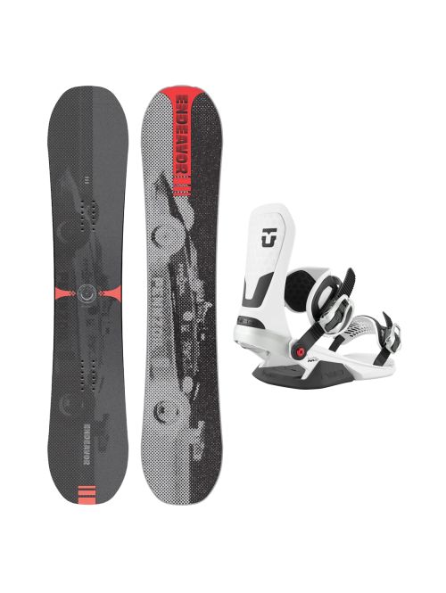 SET Placa Snowboard ENDEAVOR - Sentinal 2026 + Legaturi Snowboard UNION Unisex 2027 NEO White