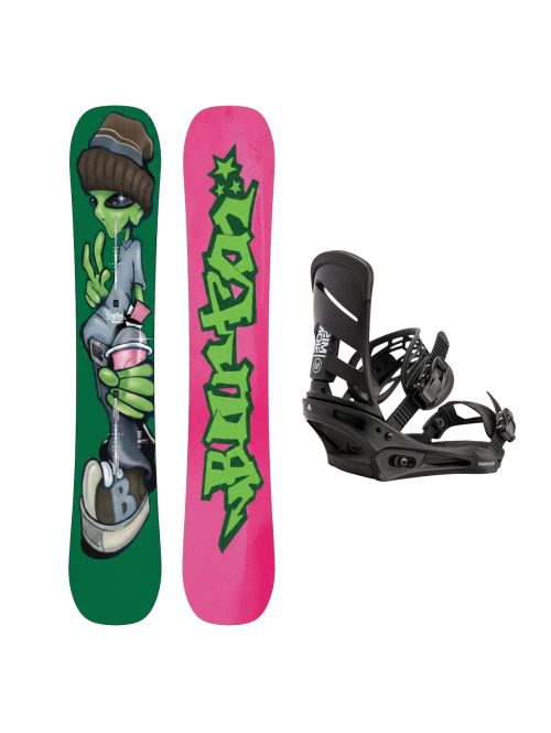 SET Placa Snowboard BURTON - GOOD COMPANY Camber 2027 + Legaturi Snowboard BURTON - Men's - MISSION Black W27