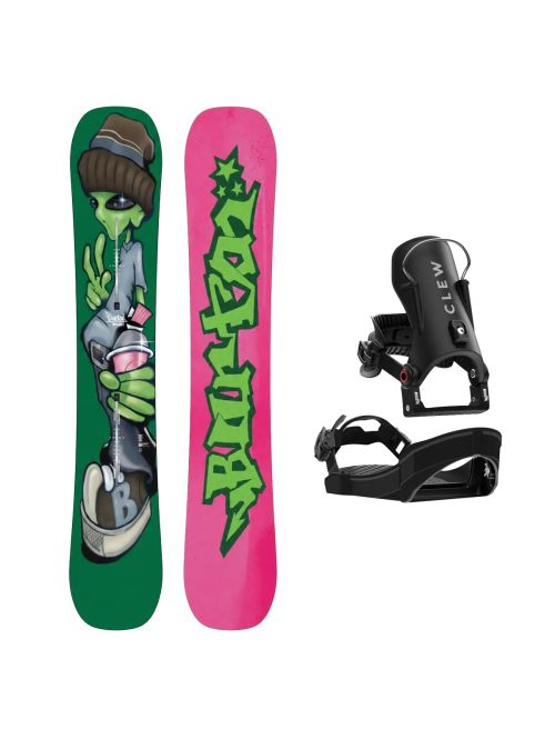 SET Placa Snowboard BURTON - GOOD COMPANY Camber 2027 + Legaturi Snowboard CLEW Independence 1.0 2027 - Black