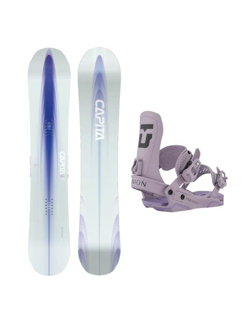 SET Placa Snowboard CAPiTA - ARTEMIS 2027 - 147 + Legaturi Snowboard UNION Women's 2027 TRILOGY Violet