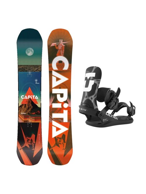 SET Placa Snowboard CAPiTA - D.O.A. 2027 + Legaturi Snowboard UNION Men's 2027 ULTRA Black