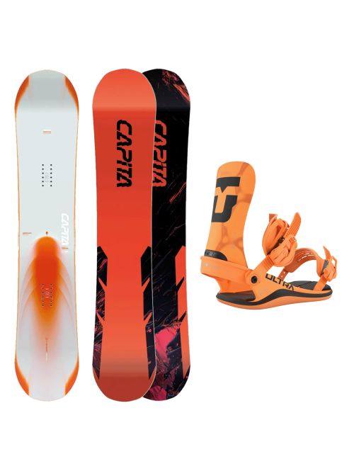 SET Placa Snowboard CAPiTA - MERCURY 2027 + Legaturi Snowboard UNION Men's 2027 ULTRA Orange