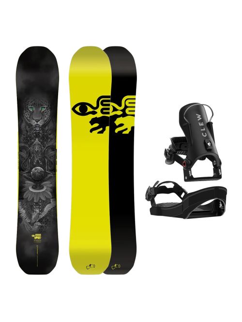 SET Placa Snowboard CAPiTA - THE MATRIARCH 2027 + Legaturi Snowboard CLEW Independence 1.0 2027 - Black