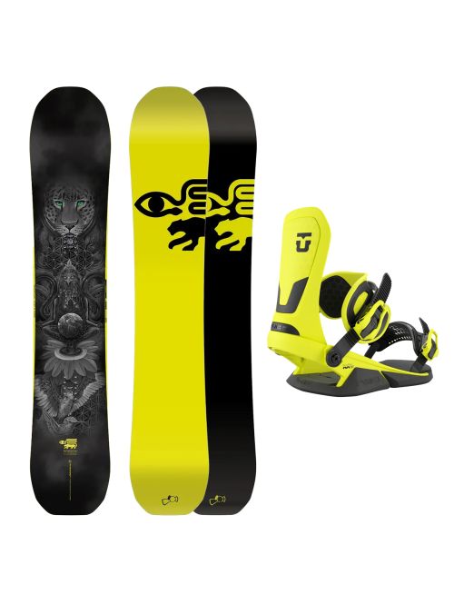 SET Placa Snowboard CAPiTA - THE MATRIARCH 2027 + Legaturi Snowboard UNION Unisex 2027 NEO Neon Yellow