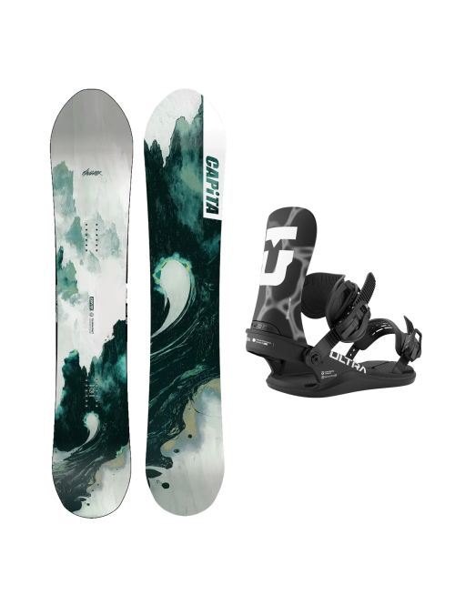 SET Placa Snowboard CAPiTA - THE NAVIGATOR 2027 - 167 + Legaturi Snowboard UNION Men's 2027 ULTRA Black