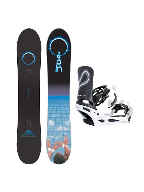 SET Placa Snowboard ENDEAVOR - Apollo 2026 160 Wide + Legaturi Snowboard BURTON - Men's - CARTEL Skeleton Snake W27
