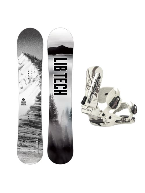 SET Placa Snowboard LIB TECH - COLD BREW 2027 + Legaturi Snowboard UNION Men's 2027 ATLAS Kevin Backstrom