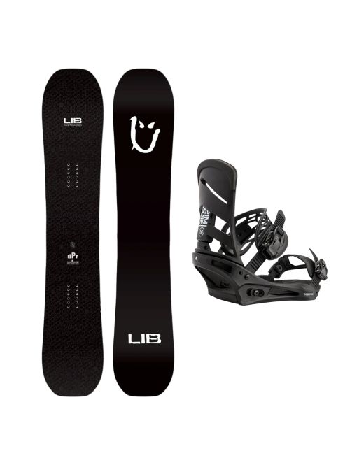 SET Placa Snowboard LIB TECH - DPR 2027 - 158 + Legaturi Snowboard BURTON - Men's - MISSION Black W27