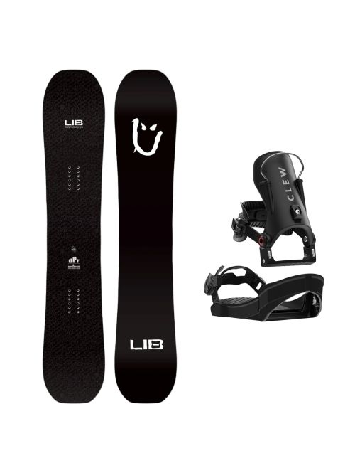 SET Placa Snowboard LIB TECH - DPR 2027 - 158 + Legaturi Snowboard CLEW Independence 1.0 2027 - Black