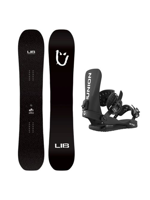 SET Placa Snowboard LIB TECH - DPR 2027 - 158 + Legaturi Snowboard UNION Men's 2027 STR Black