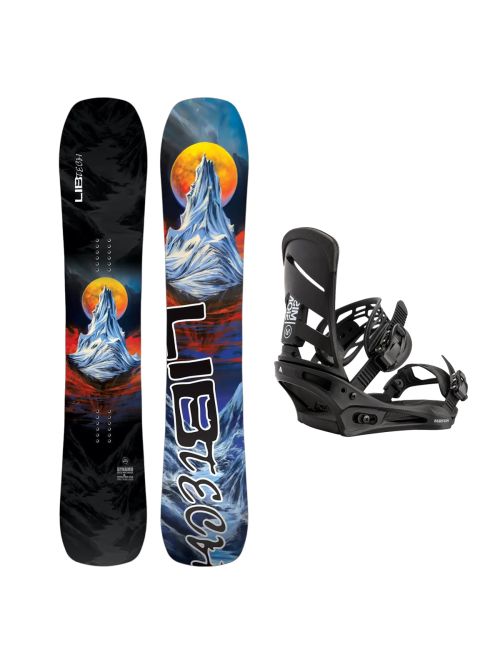 SET Placa Snowboard LIB TECH - DYNAMO 2027 - 159 + Legaturi Snowboard BURTON - Men's - MISSION Black W27