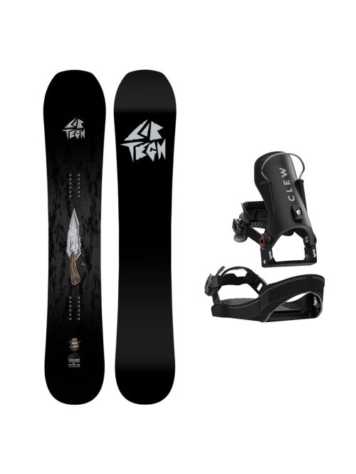 SET Placa Snowboard LIB TECH - EJACK KNIFE 2027 - 157 + Legaturi Snowboard CLEW Independence 1.0 2027 - Black