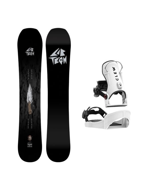 SET Placa Snowboard LIB TECH - EJACK KNIFE 2027 - 157 + Legaturi Snowboard CLEW Independence 1.0 2027 - White