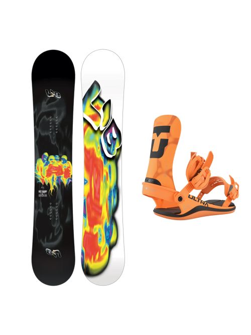 SET Placa Snowboard LIB TECH - OFF RAMP 2027 - 154 + Legaturi Snowboard UNION Men's 2027 ULTRA Orange